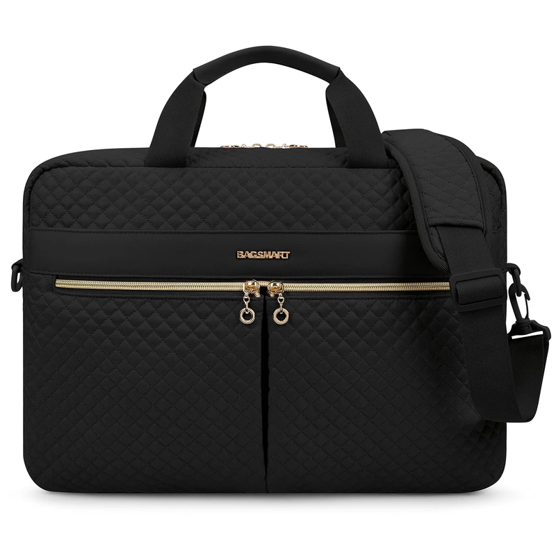 17.3 Inch Laptop Briefcase Messenger Bag Business Work Travel Shoulder Bag Black7