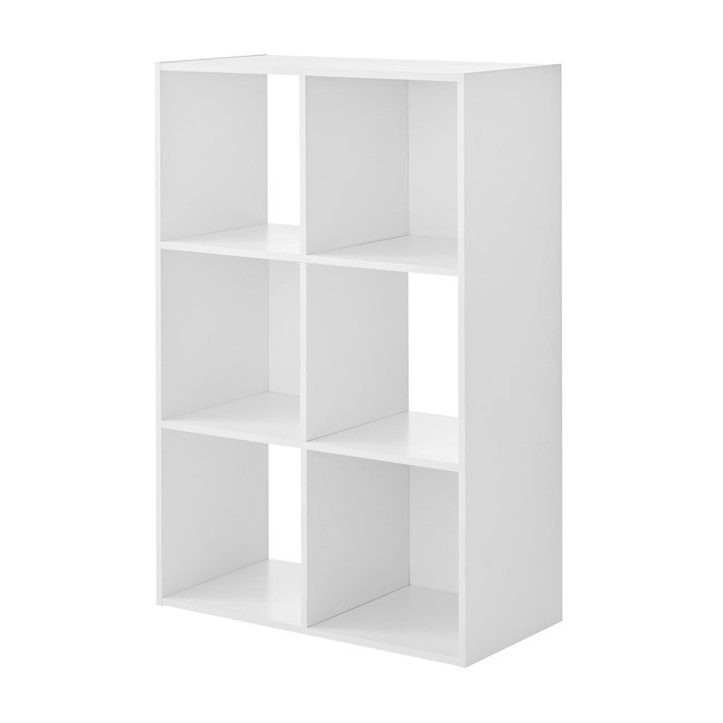 6 Cube Storage Organizer, White2