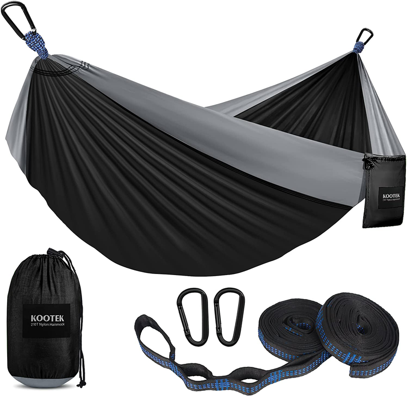 Portable Camping Hammock w/ Tree Straps & Carry Bag Outdoor Travel Hiking10