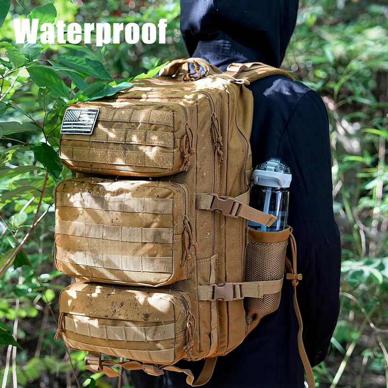 50L Tactical Military Backpack Molle Army Assault Pack  Bag Water Resistant1