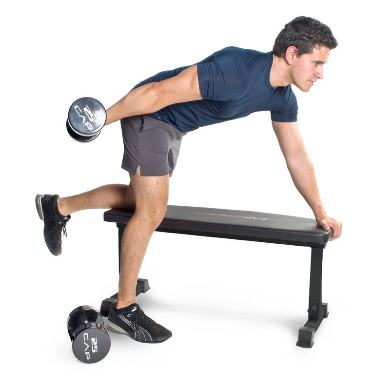 Strength Flat Utility Weight Bench (600 Lb Weight acity), Black6