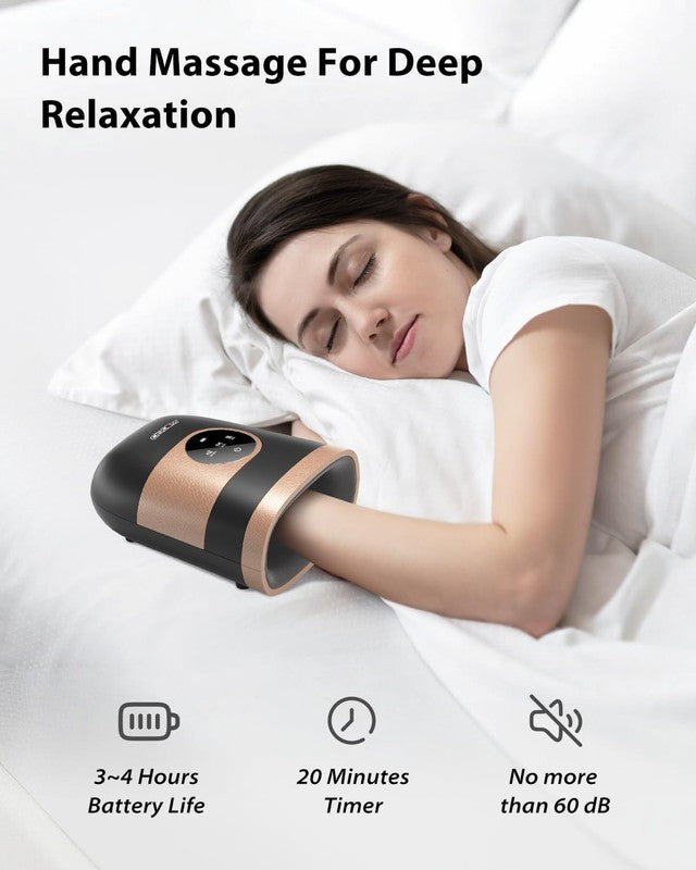 Upgraded Hand Massager w/ Heat Compression Cordless Pain Relief Arthritis1