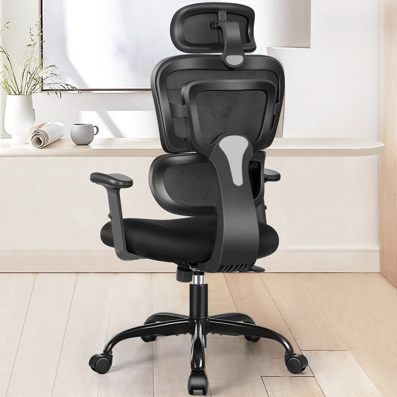 Ergonomic High Back Office Chair with Lumbar Support & High-Sponge Cushion4