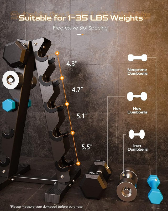 Dumbbell Rack Stand Only A Frame Home Gym Compact 480/800Lb Space Saver3