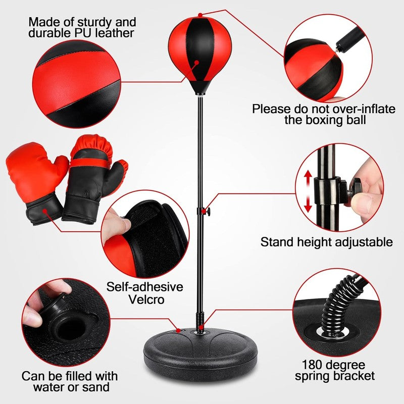 Punching Bag for Ages 3 4 5 6 7 8+ Years Old Kids, Boxing Bag Set Toy with Boxin3