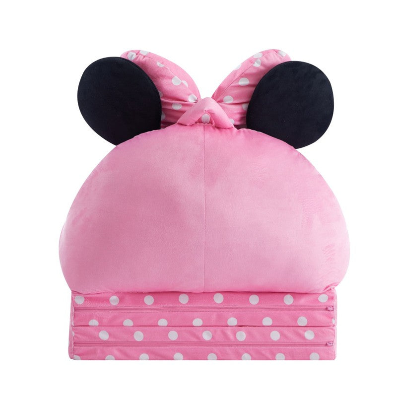 Minnie Mouse 2 In 1 Flip Out Chair, Toddler, Pink Polyester3