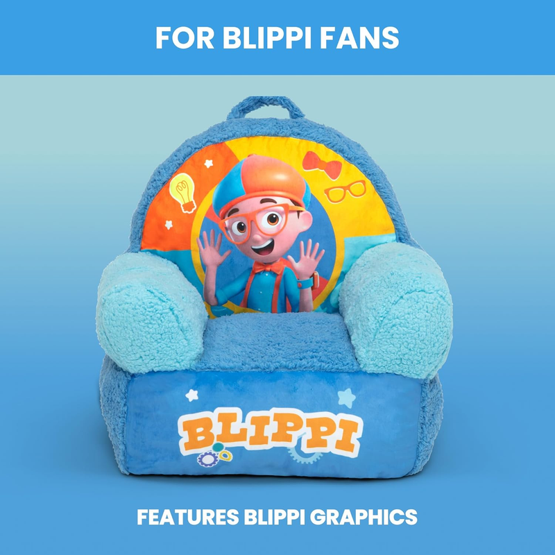   Blippi Cozee Buddy Kids Chair, Blue3