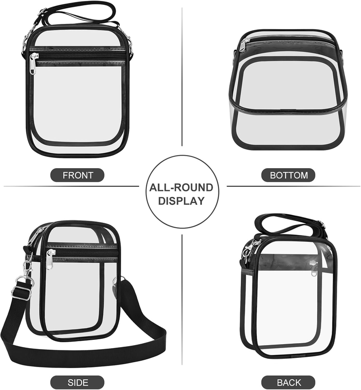 Clear Stadium Approved Crossbody Bag Transparent Messenger Bag7