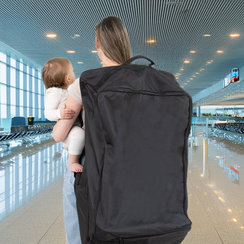 Car Seat Travel Bag for Airplane Padded Gate Check Cover Fits Most5