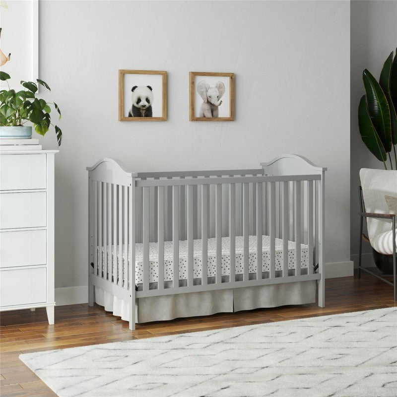 Adele 3-In-1 Convertible Crib, Light Gray5