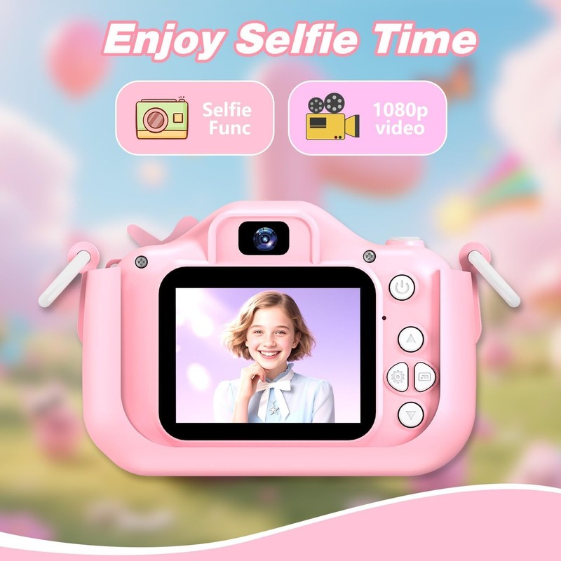 Kids Camera Toys for 3-8 Year Old Girls Boys,Children Digital Video Camcorder Ca3