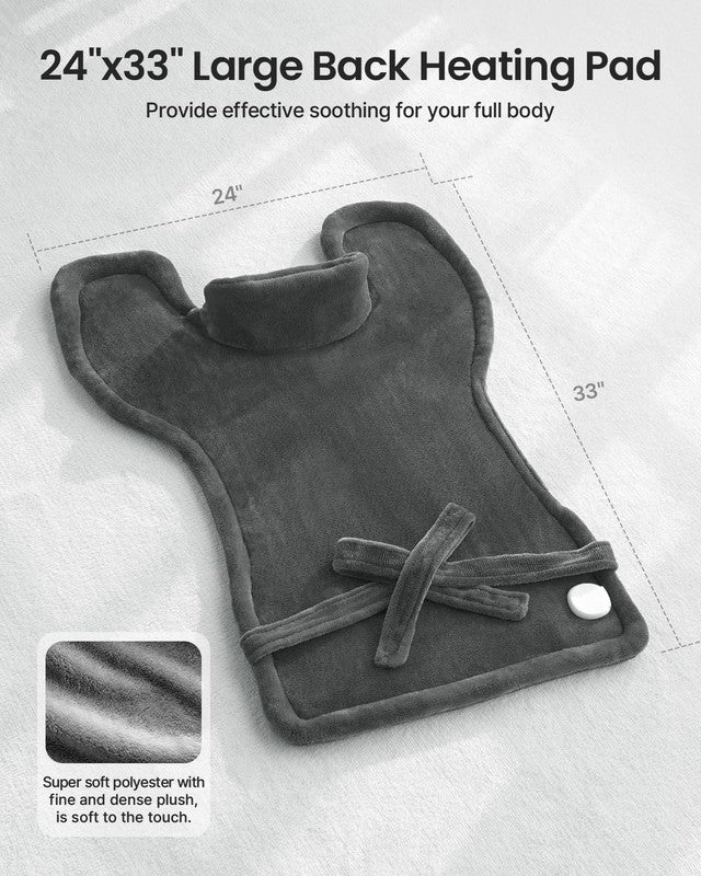 Electric Heating Pad for Back, Birthday Christmas Gifts for Women Men Mom Dad El5