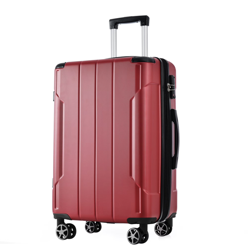 Carry on Luggage 24 Inch, ABS+PC Lightweight 65L Capacity Hardshell Suitcase wit9