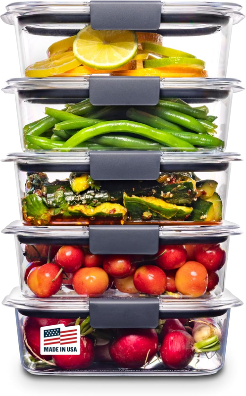 Brilliance Tritan Food Storage Containers – BPA Free Airtight Meal 10