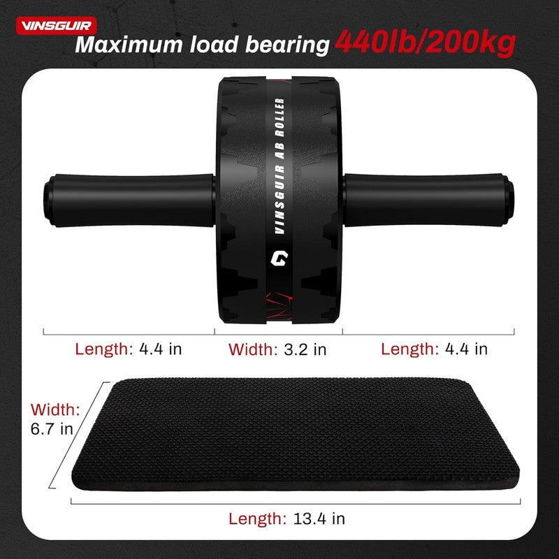 Ab Roller Wheel with Knee Pad – Core & Ab Workout Equipment for Home Gym4