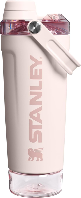Vitalize 20oz Insulated Shaker Bottle – Leakproof Stainless Steel with Storage9