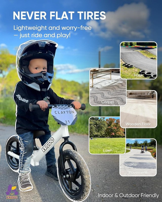 Toddler Balance Bike 2 Year Old, Age 24 Months to 5 Years Old, 12 Inch Push Bicy5