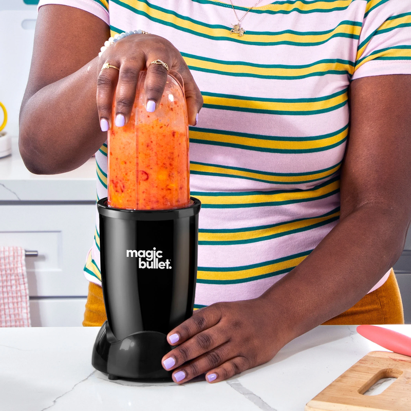 7-Piece 250 Watts Personal Blender 18 Oz. MBR-0701AKP, All Black5