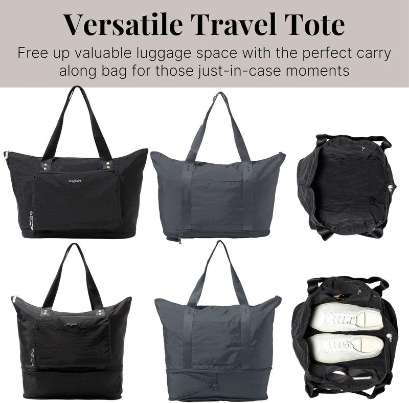 Carryall Expandable Lightweight Travel Tote 22" Packable Folding Compact Nylon W5