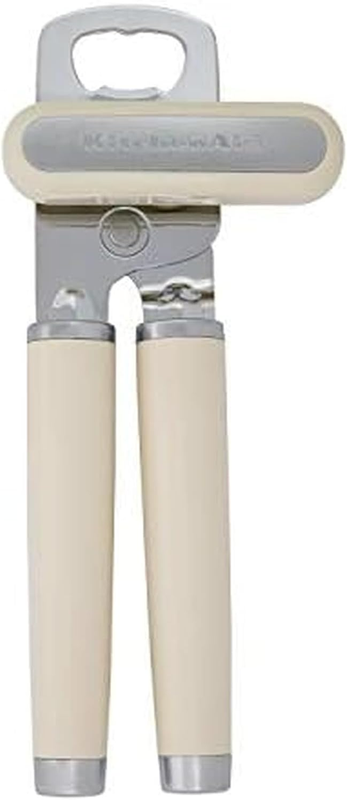 KitchenAid Classic Can Opener Bottle Opener Stainless Steel Almond Cream0