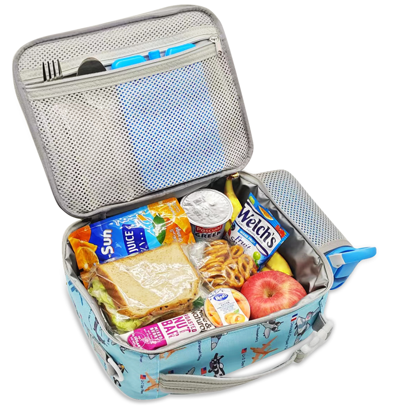 Lunch Bag for Kids – Insulated Lunch Box for Girls and Boys, Cute Reusable Coole8
