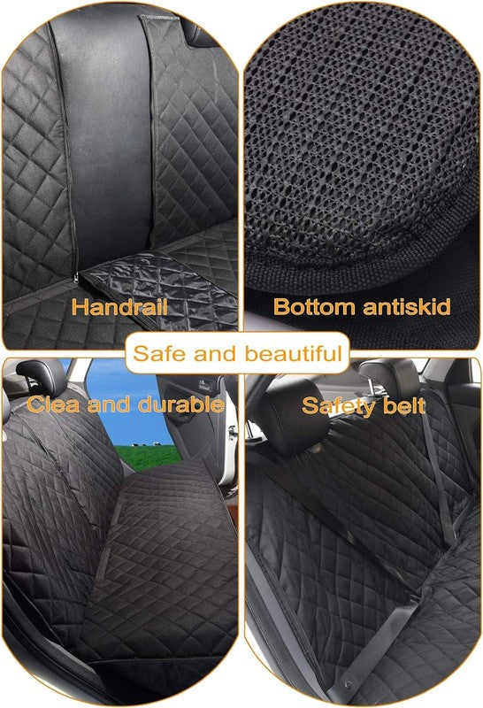 Waterproof Dog Car Seat Cover Back Seat, Nonslip Scratch Proof Durable for SUV3