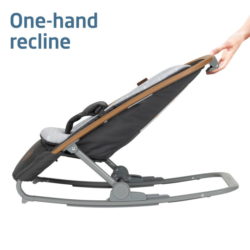Kori 2-In-1 Infant Rocker, on Safari Gray6