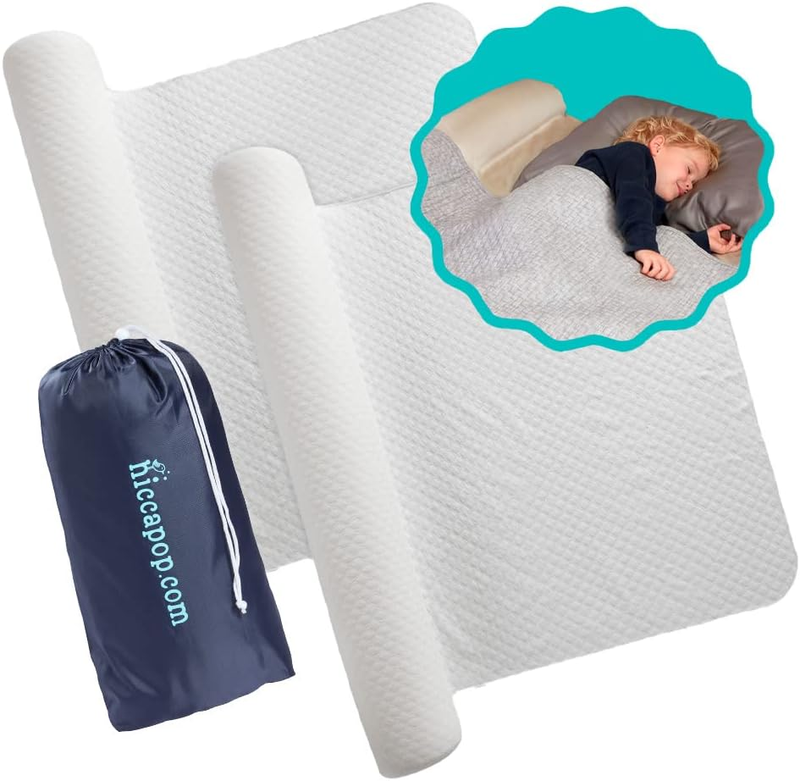 Inflatable Bed Rail for Toddlers | 2-Pack Portable Bumpers with Washable Cover8