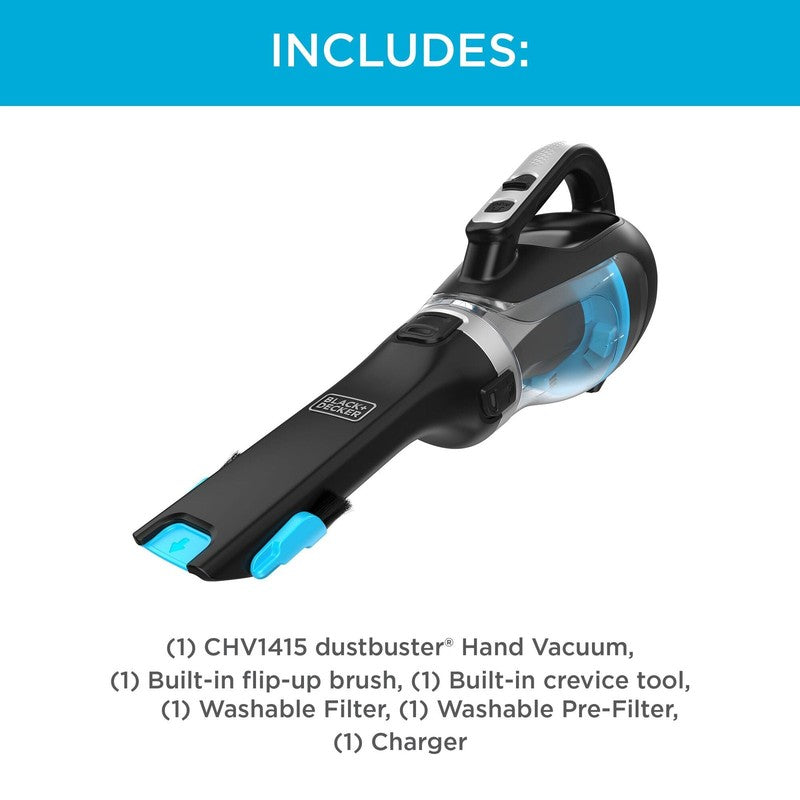 Dustbuster Cordless Handheld Vacuum Swivel Nozzle Car Pet Hair Black Blue6