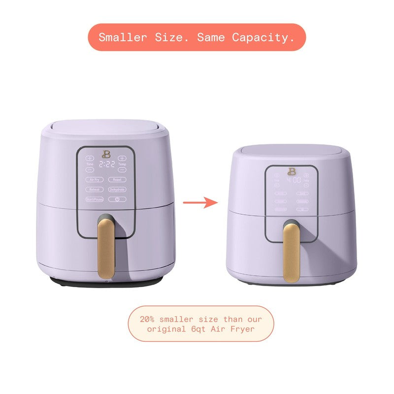 6 Qt Air Fryer w/ Turbocrisp Technology Evergood Ceramic Nonstick Lavender3