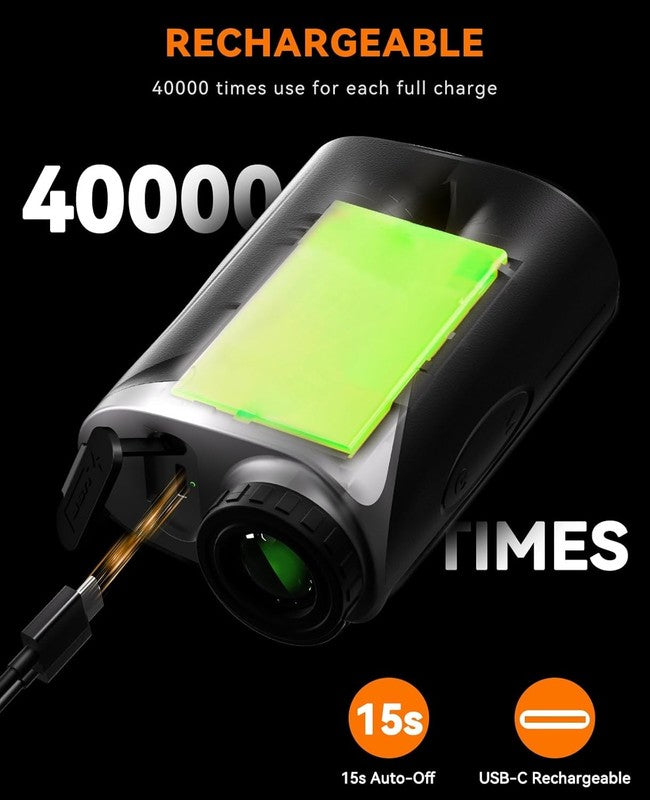 Golf Rangefinder 1000 Yds Slope 7X Magnification Rechargeable Lock Vibration5