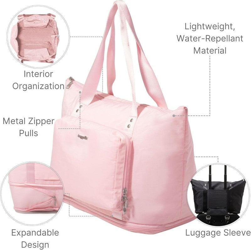 Carryall Expandable Lightweight Travel Tote 22" Packable Folding Compact Nylon W3