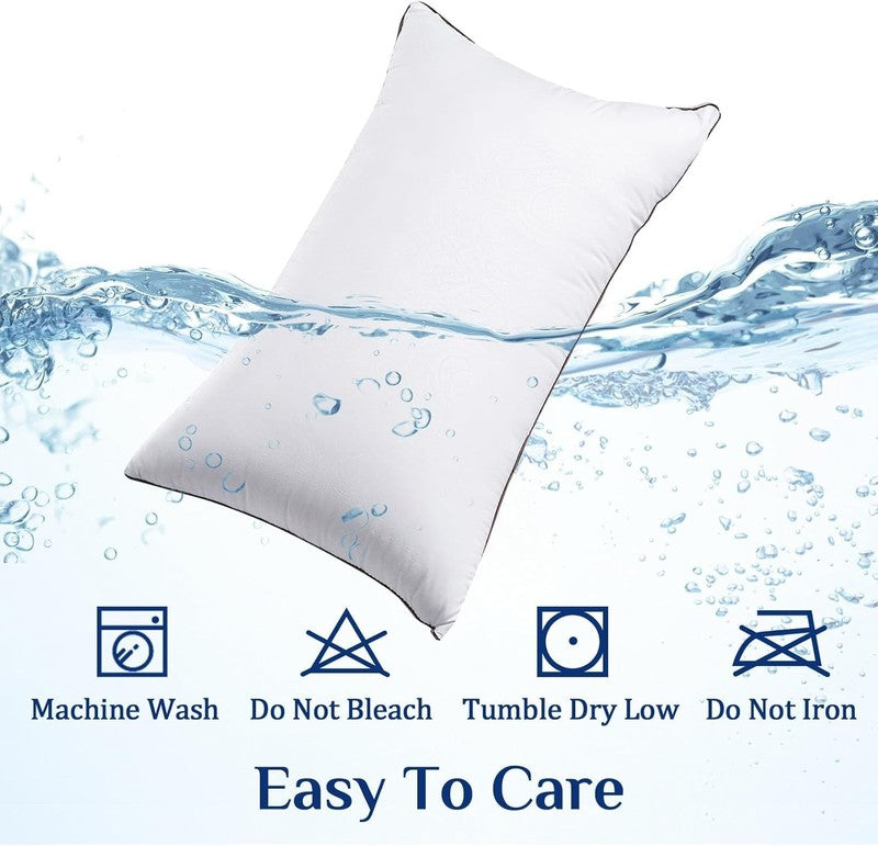 Bed Pillows Standard Size Set of 4, Cooling, Supportive, Down Alternative6
