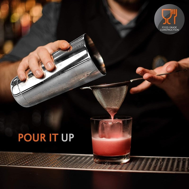 Mixology Bartender Cocktail Shaker Set - Includes 15 & 30 Oz Stainless Steel Sha4