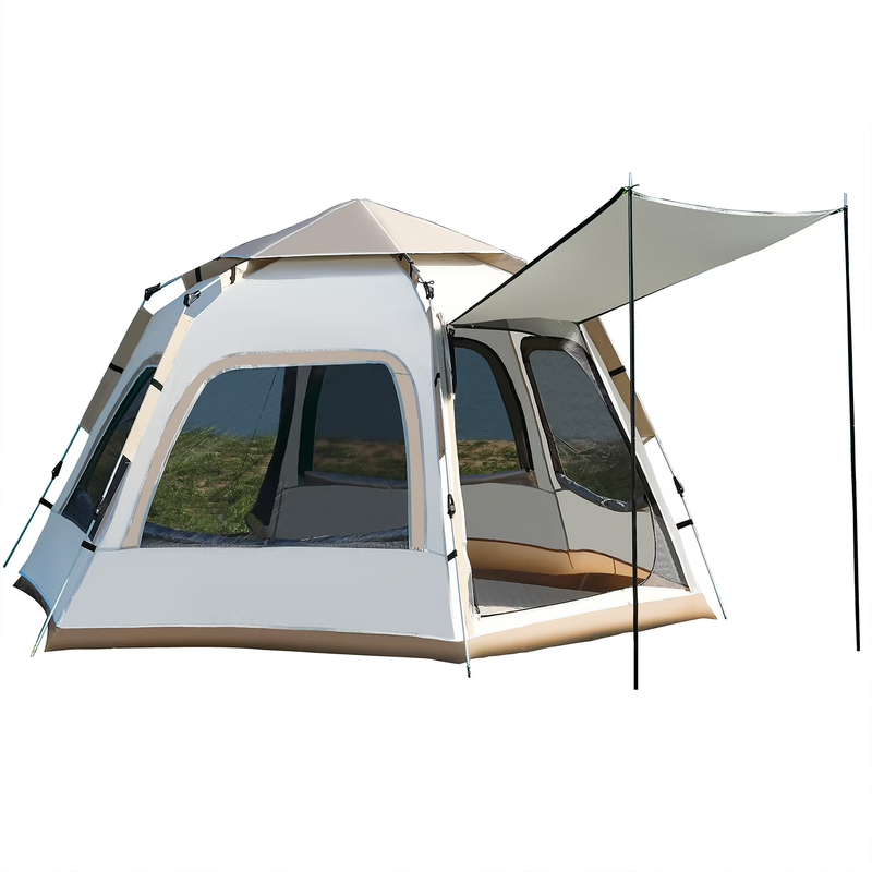 4-6 Person Tents for Camping,Portable Waterproof Large Glamping Tents for Outdoo10