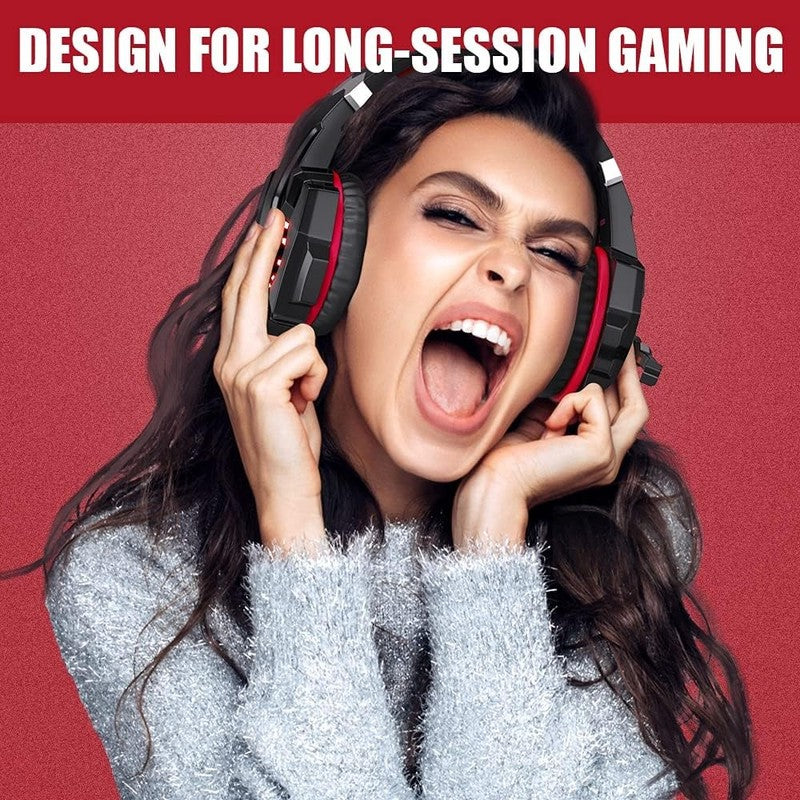 Stereo Gaming Headset for PS4 Xbox One PC Noise Cancelling Mic LED7