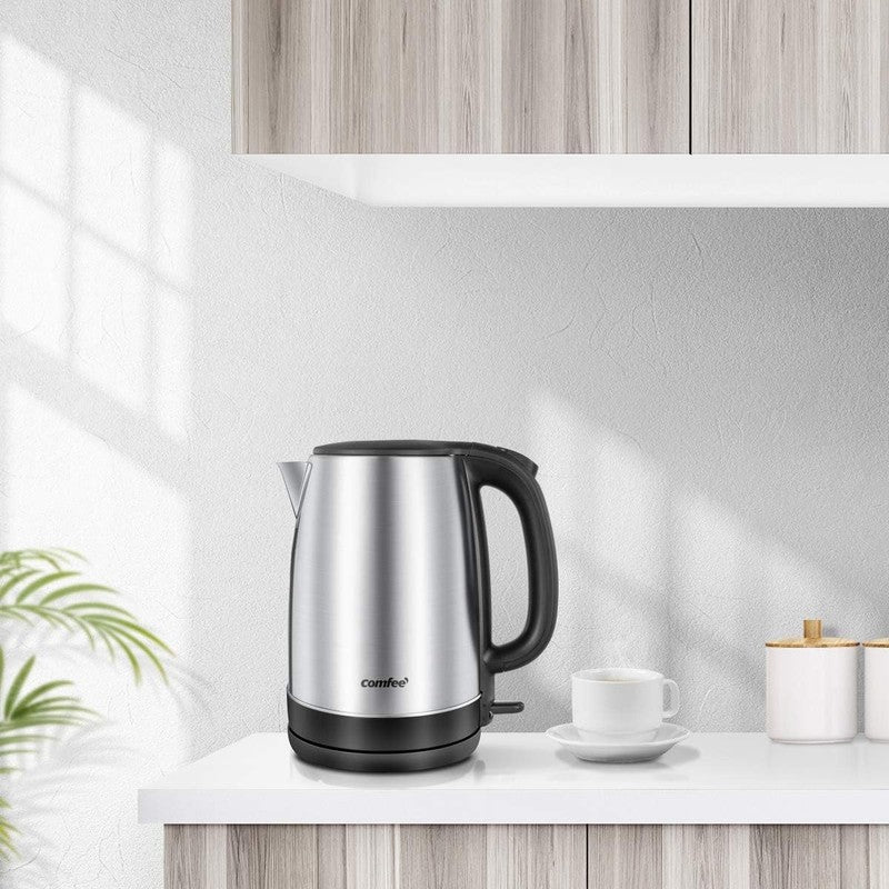 1.7L Stainless Steel Electric Kettle with LED Light & Auto Shut Off, 1500W8