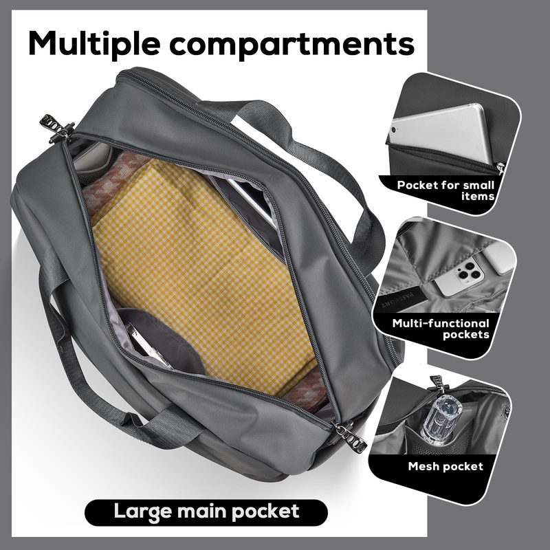 Travel Duffel Bag 15.6in Laptop Compartment Carry On Gym Weekend Bag2