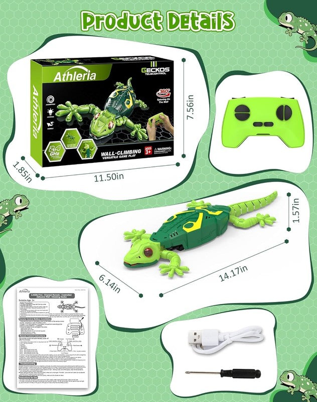 Wall Climbing Lizard,Wall Crawler Robot Gecko Remote Control,Floor Ceiling Crawl6