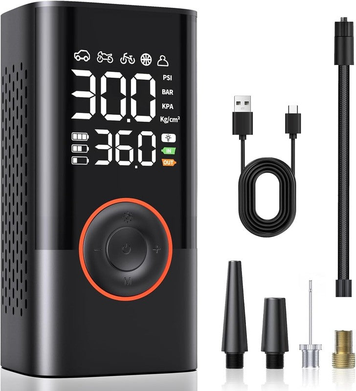 Portable Cordless Tire Inflator with Digital Gauge, 150PSI Fast Inflation7