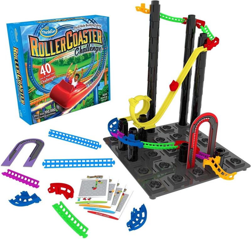 Roller Coaster Challenge STEM Toy and Building Game for Boys and Girls Age 6 and10