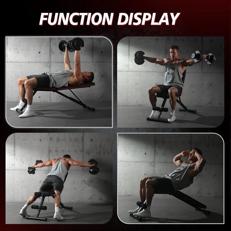 Adjustable Weight Bench Press Incline Decline Workout Bench Home Gym4