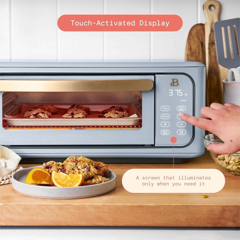 Drew Barrymore Infrared Air Fryer Toaster Oven 9-Slice 1800W Cornflower Blue8