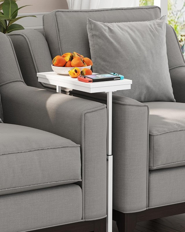 End Table Side Sofa Table Tall Couch Table White Living Room Bedroom1