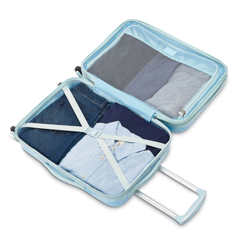 Arabella Hardside Carry on Luggage with Spinner Wheels   Mermaid7