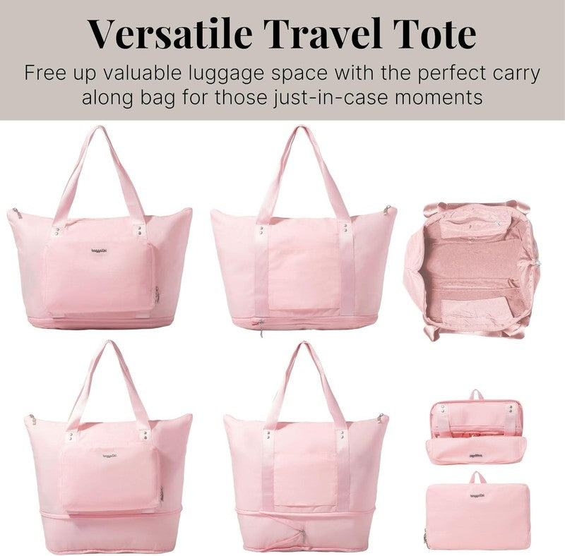 Carryall Expandable Lightweight Travel Tote 22" Packable Folding Compact Nylon W5
