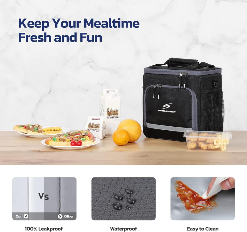 Insulated Lunch Bag Men Women Leakproof Cooler Lunch  Bag Portable Lunch Cooler1