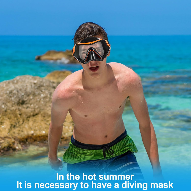 6 Pack Swim Goggles with Nose Cover Anti-Fog Leakproof Diving Mask for Adults5
