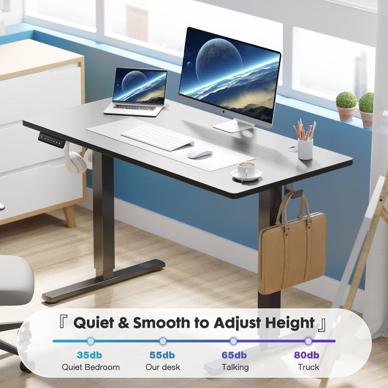 63x24in Electric Height Adjustable Standing Desk Ergonomic Memory Black5