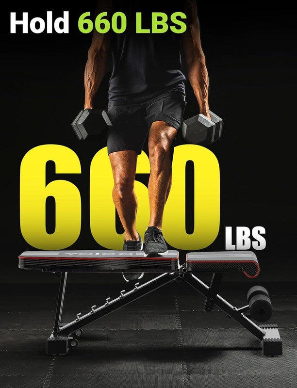 Adjustable Weight Bench, Foldable Workout Bench for Home Gym1
